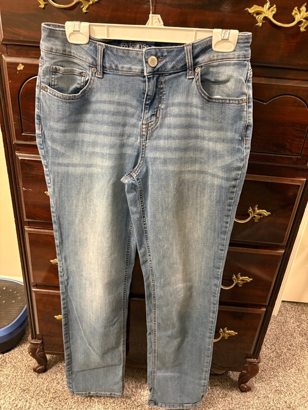 Maurices Light Blue Straight-Leg Women’s Jeans